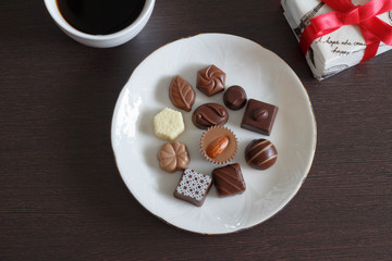 Chocolate and coffee