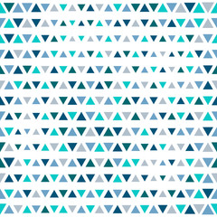 Seamless vector color triangles pattern.