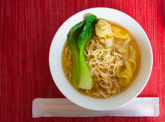 Simple noodle eaten at breakfast
