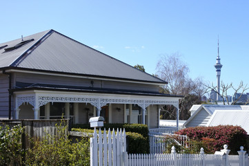 Victorian houses in Auckland