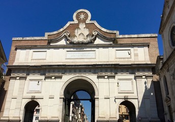 Obraz premium Porta del Popolo, Rome, Italy