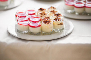 delicious desserts for sweet wedding table