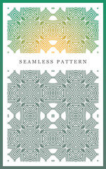 Original seamless pattern, high quality. Rhythmic pattern, based on symmetry