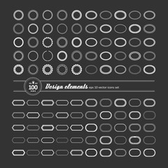 Decorative frame and label