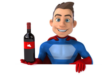 Fun superhero - 3D Illustration © Julien Tromeur