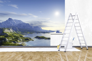 photo mural nature scenery © magann