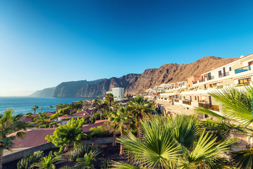 Obraz premium Beautiful scenario of Tenerife near Los Gigantes Cliffs
