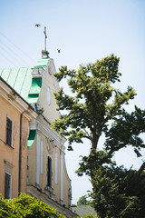beautiful and astonishing church yellow colored