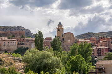 Fototapeta na wymiar Municipio de Albarracín en la provincia de Teruel, España