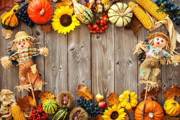 Colorful background for Halloween and Thanksgiving