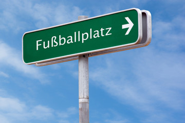 Schild 26 - Fussballplatz