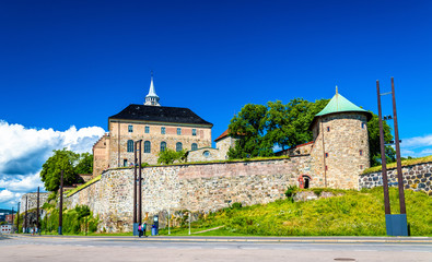 Fototapeta na wymiar Akershus Fortress in Oslo, Norway