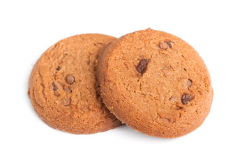 Oatmeal cookies with chocolate