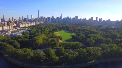 Stock aerial footage of Central Park New York - Powered by Adobe