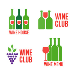 Logo for bar, restaurant, alcohol, wine