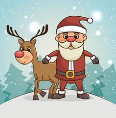 merry christmas isolated vector illustration eps 10