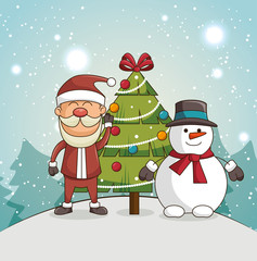 merry christmas isolated vector illustration eps 10
