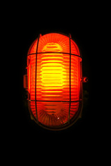 Warning lights, siren