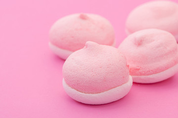 biscuits pink round shape