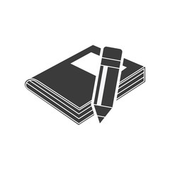 Obraz premium textbook with education icon vector illustration design