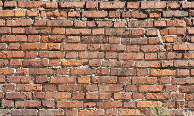 fragment of classical brick wall
