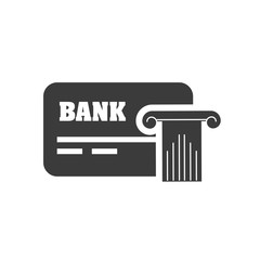 credit card with finance icon vector illustration design