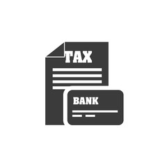 Fototapeta na wymiar tax document with finance icon vector illustration design