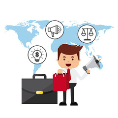 commerce and finance flat icons vector illustration design