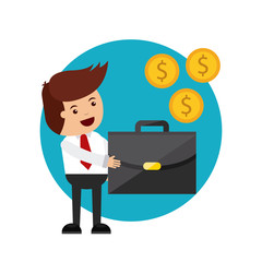 commerce and finance flat icons vector illustration design