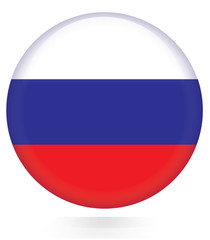 Russia flag button 