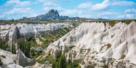 Rock formations of Cappadocia near Uchisar