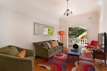 Beautiful Living room Architecture Stock Images