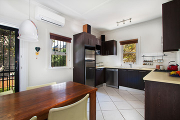 Modern gourmet kitchen interior