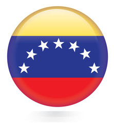 venezuela flag button