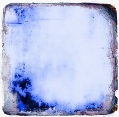 Grunge squared blue texture background