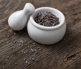 Fine dried lavender blossoms
