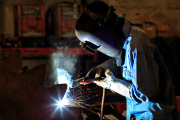 Repair gear by welding