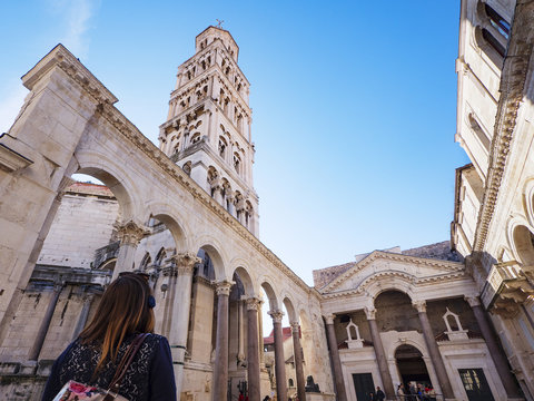 Il Palazzo di Diocleziano a Spalato in Croazia