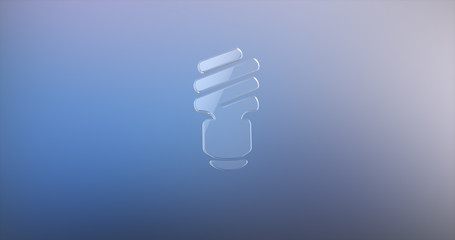 Save Bulb Glass 3d Icon