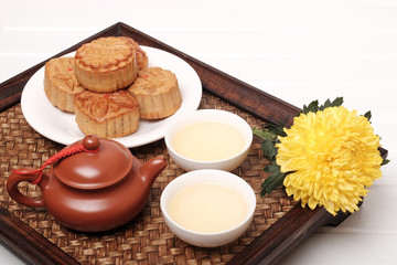 Moon cakes for Chinese Mid-Autumn fastival