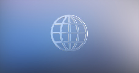 Globe Glass 3d Icon