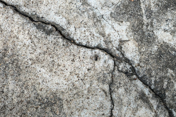 Cracked concrete old wall