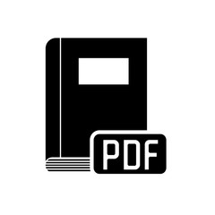 book pdf format icon vector illustration design