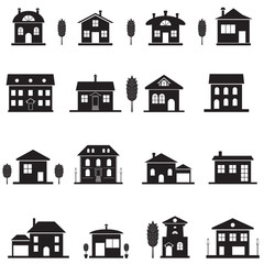 Fototapeta premium House icons.