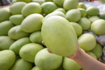 Fresh mangoes