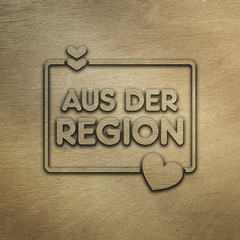 Aus der Region - Herz Holz 7