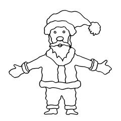 Cartoon Santa Clause