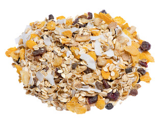 Isolated Cereals, Musli, Grain