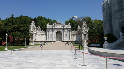 Dolmabahce palace in Istanbul