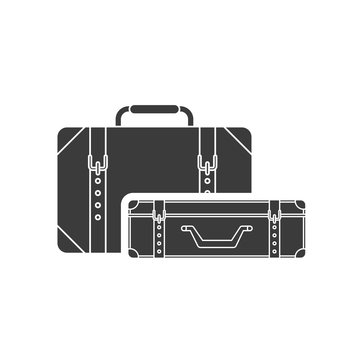 switcase with camping icon vector illustration design